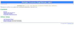 Desktop Screenshot of mathmos.net